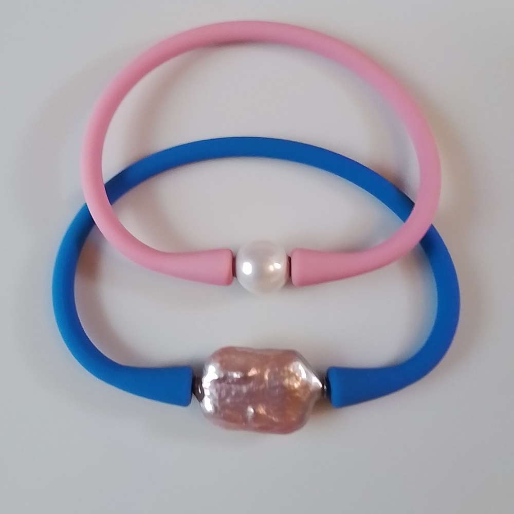 Freshwater Pearl Stretch Bracelet Set